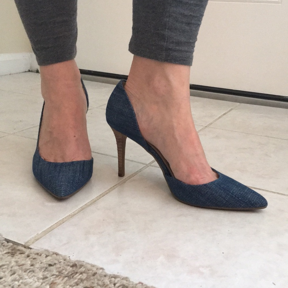 Jessica Simpson Denim Heel